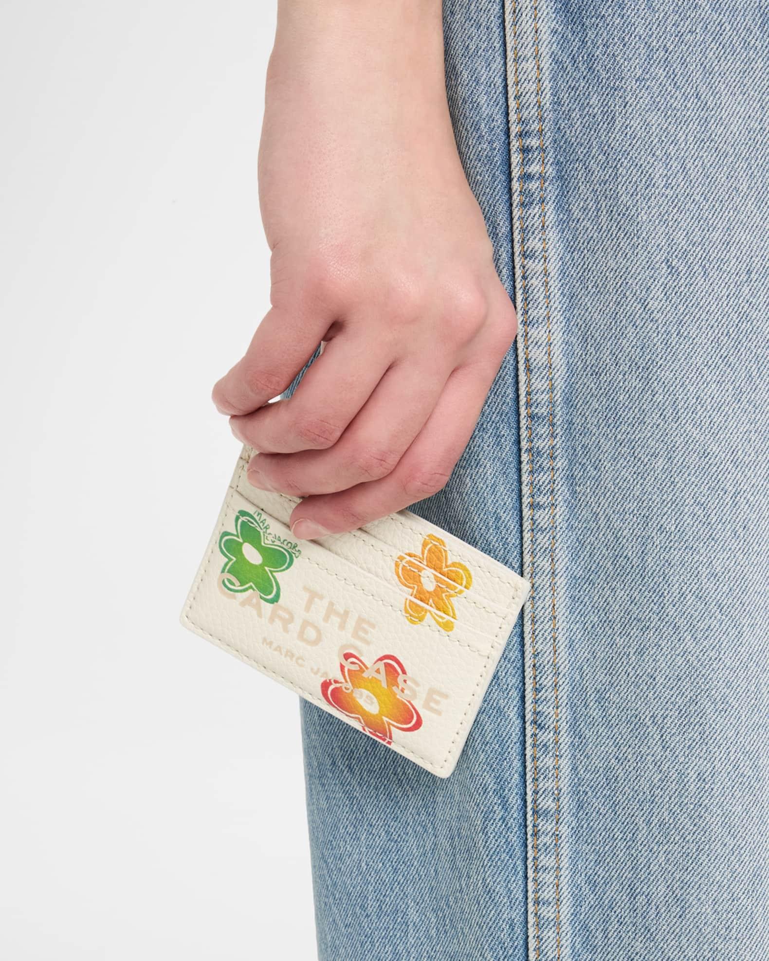 Wild Daisy Leather Card Case Product Image