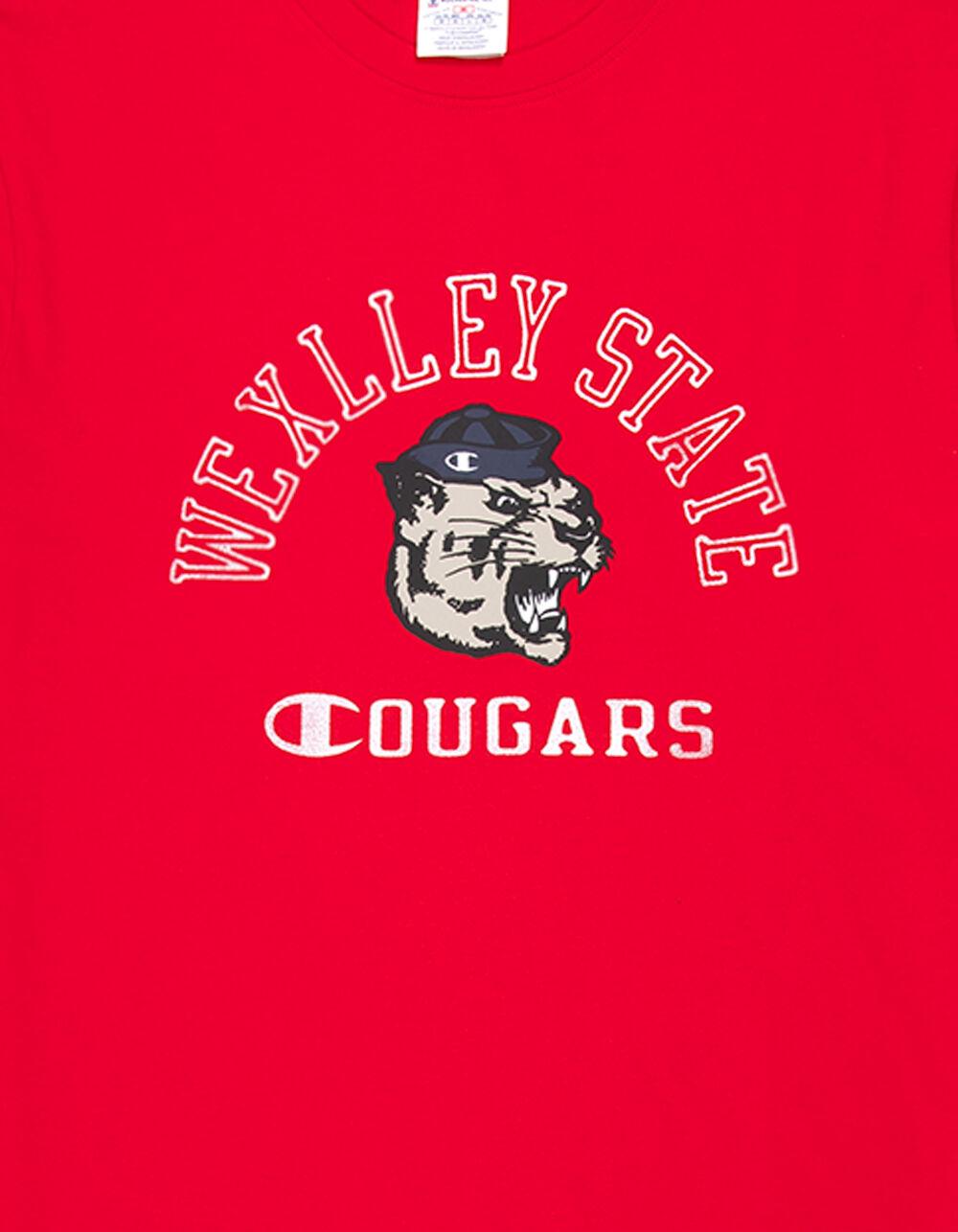 CHAMPION Wexley State Cougars Mens Tee - RED Product Image
