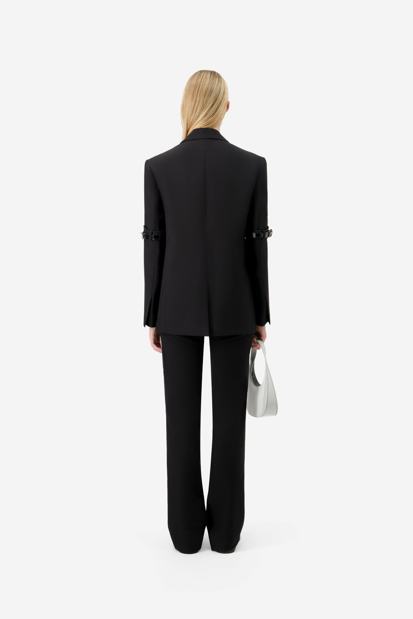 Logo Belted Blazer Product Image