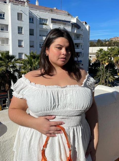 The Love Galore Romper White Curve Product Image