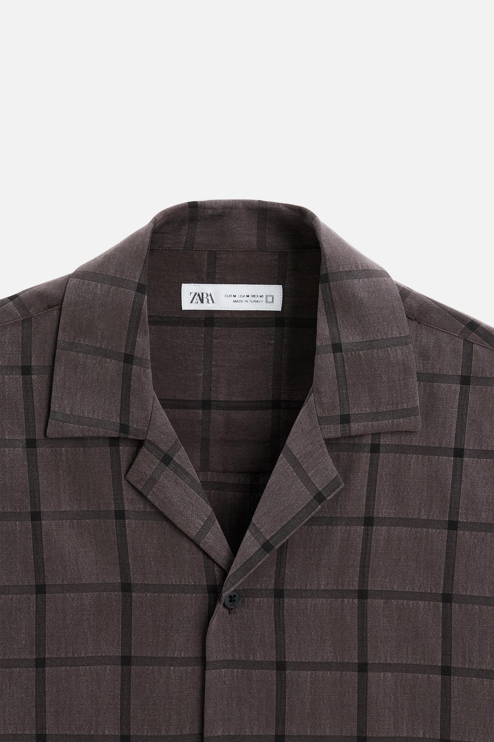 TEXTURED PLAID SHIRT Product Image