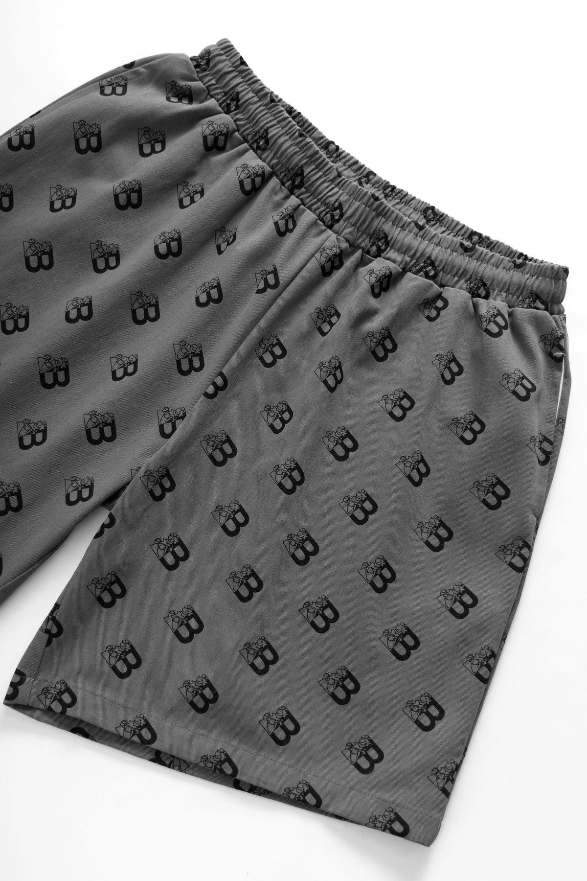 Blacksmith - All Over Grafter Shorts - Grey Product Image