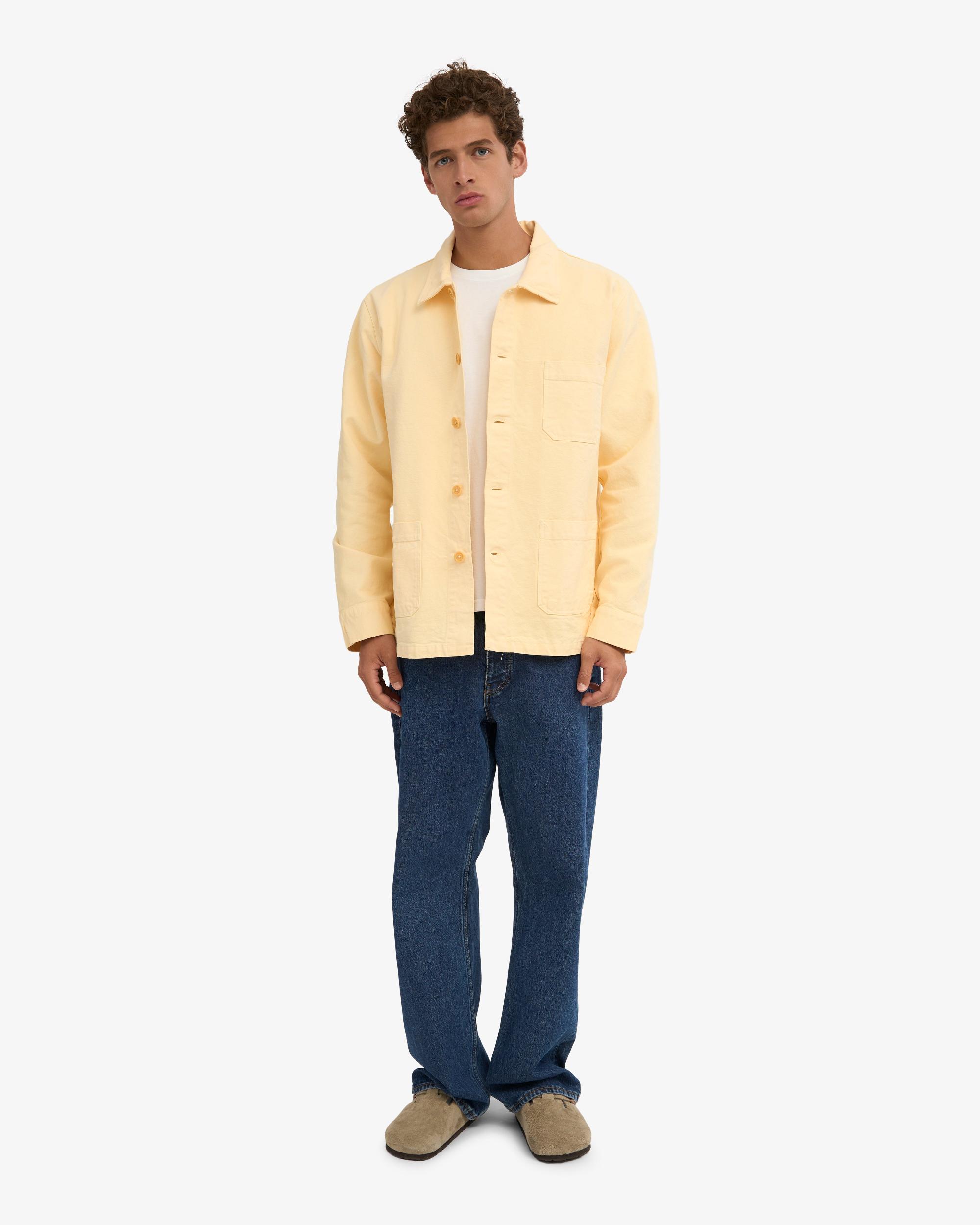 Organic Workwear Jacket - Soft Yellow Product Image