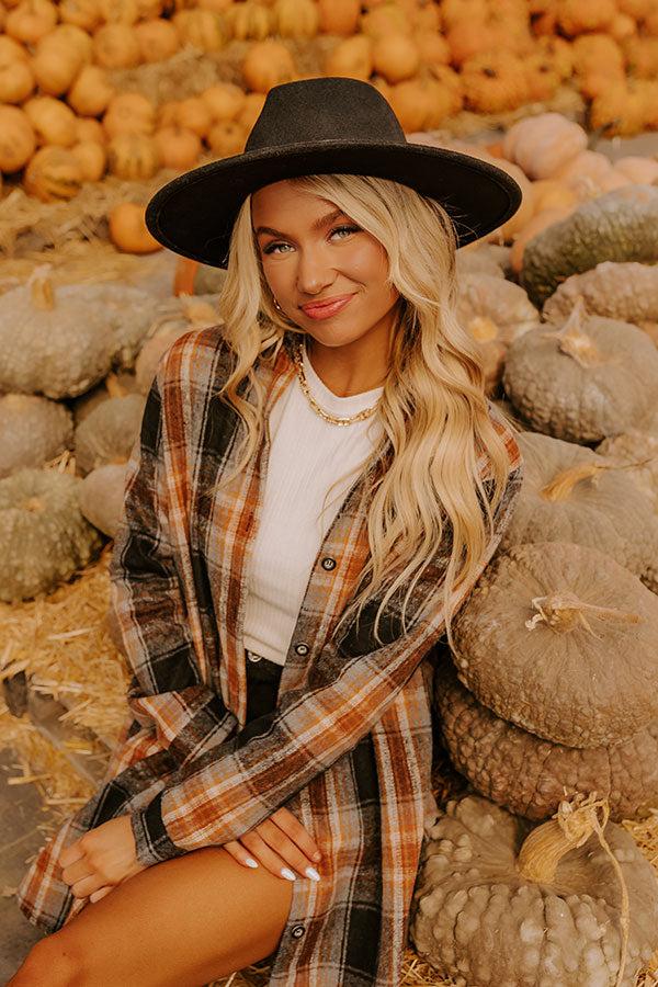 Vineyard Breeze Felt Fedora in Black Product Image