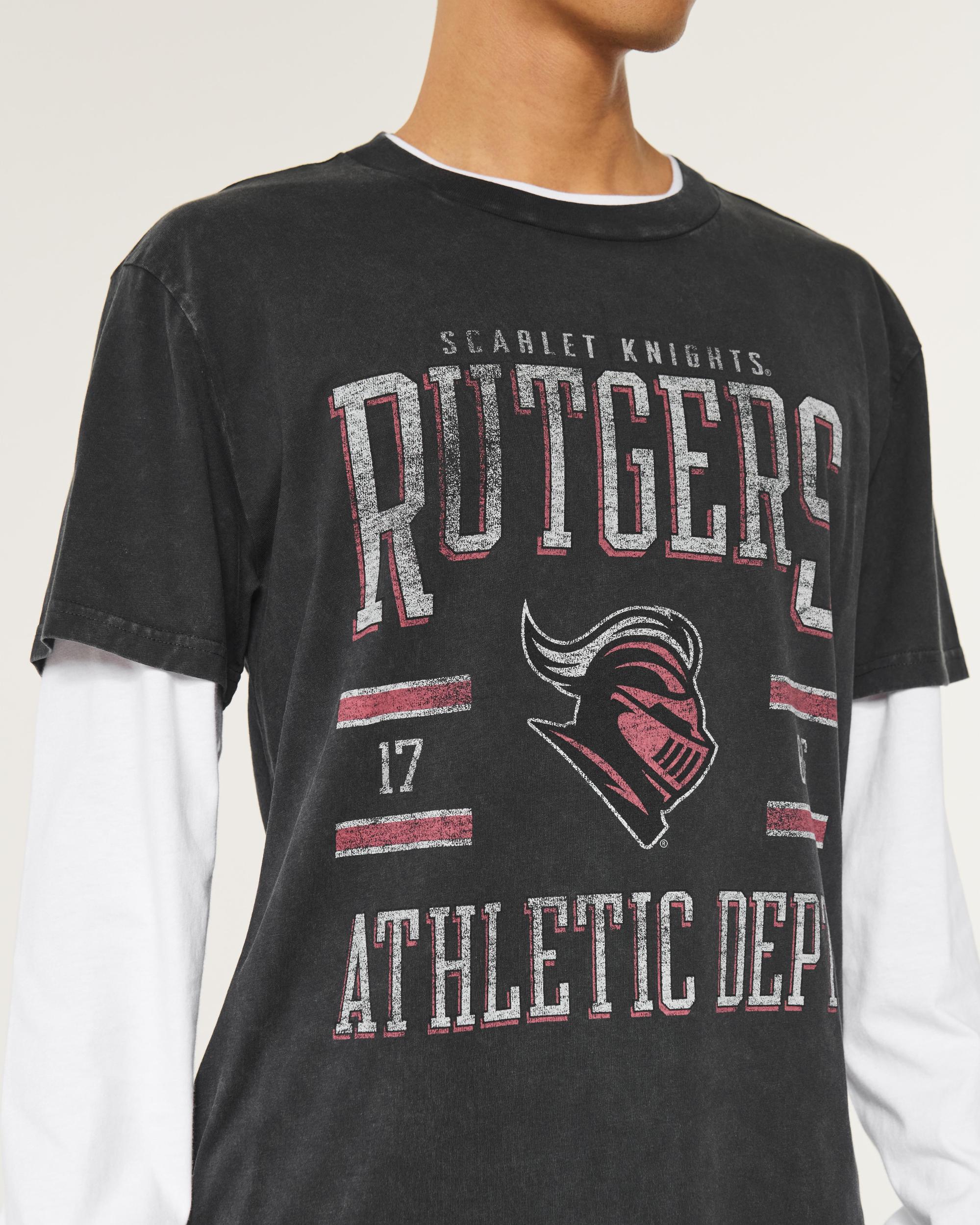 Relaxed Rutgers University Graphic Tee Product Image