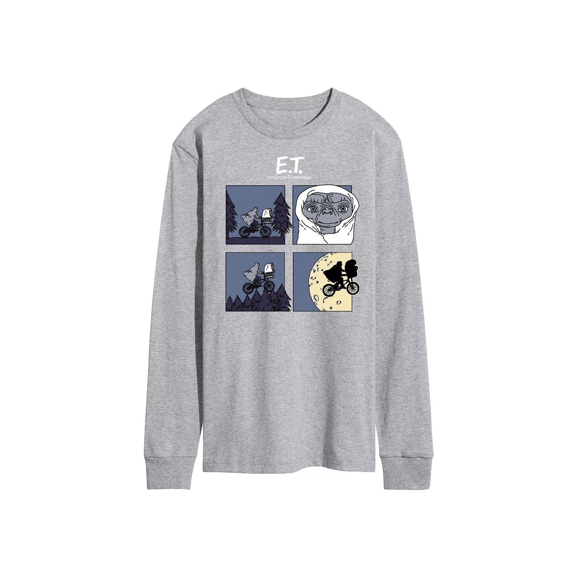 Men's ET Squares Long Sleeve Tee,  Product Image