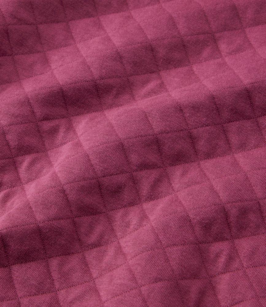 Women's Quilted Sweatshirt, Snapneck Pullover Product Image