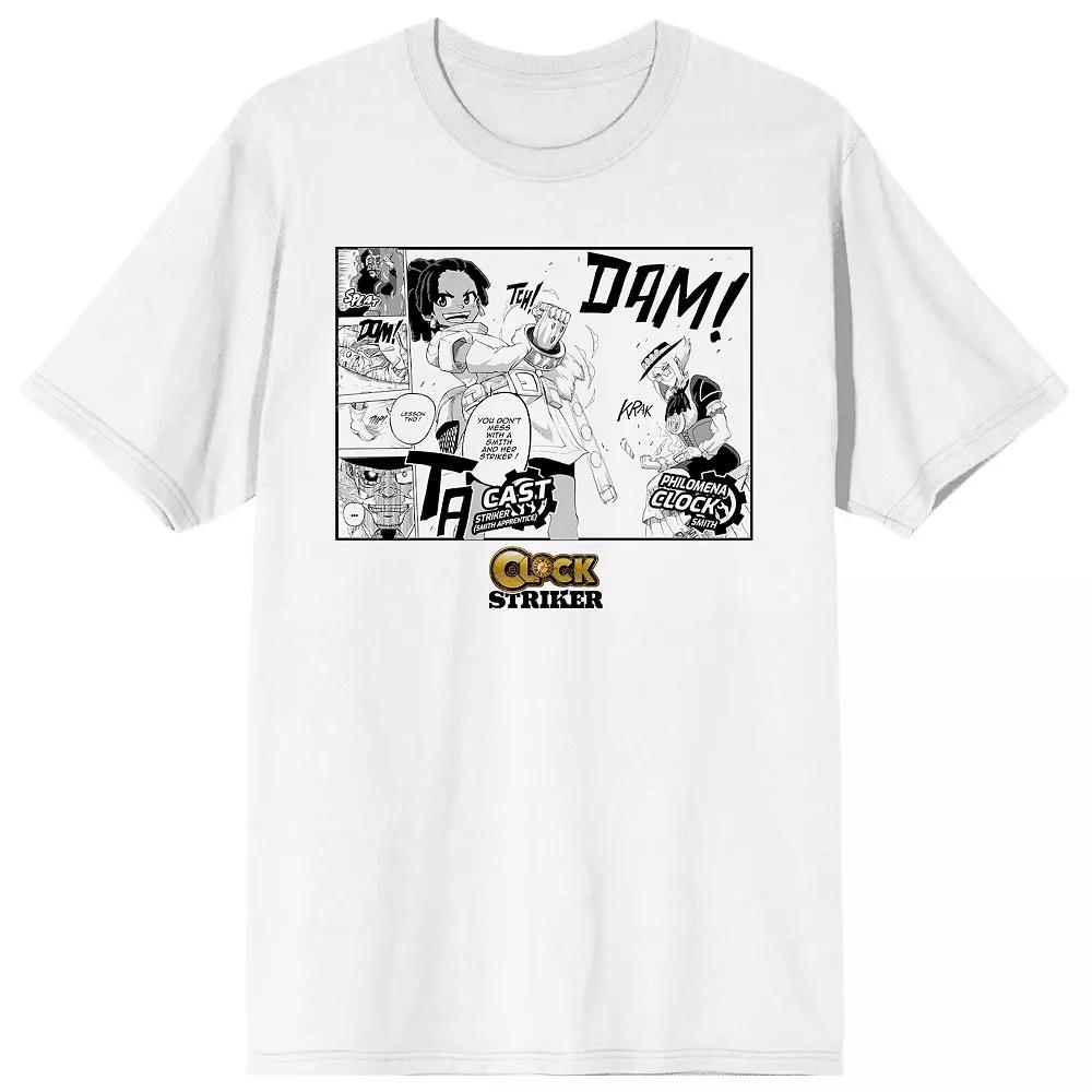 Men's Clock Striker Manga Page Graphic Tee,  Product Image