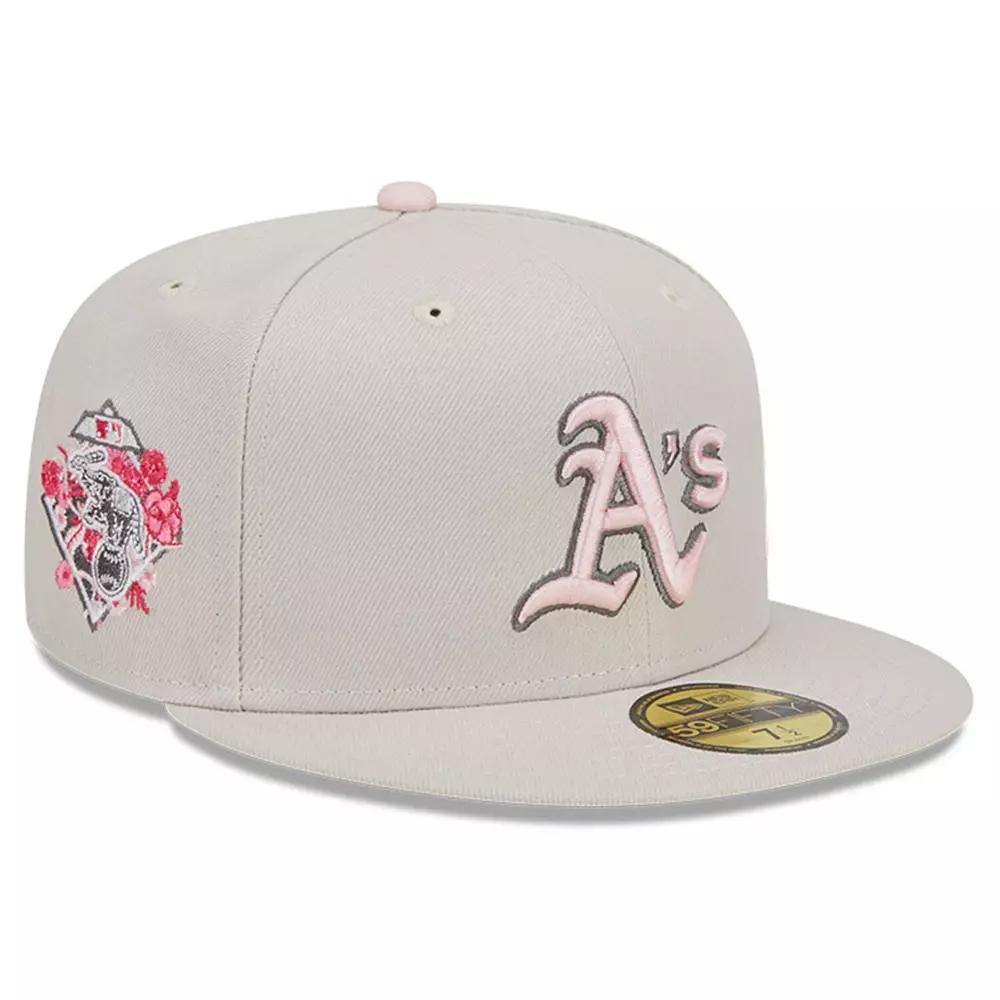Men's New Era  Khaki Oakland Athletics 2023 Mother's Day On-Field 59FIFTY Fitted Hat, Size: 8, Beig K Product Image
