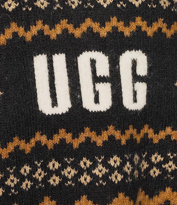 UGG Kaelan UGGisle Long Sleeve Crew Neck Fair Isle Sweater Product Image