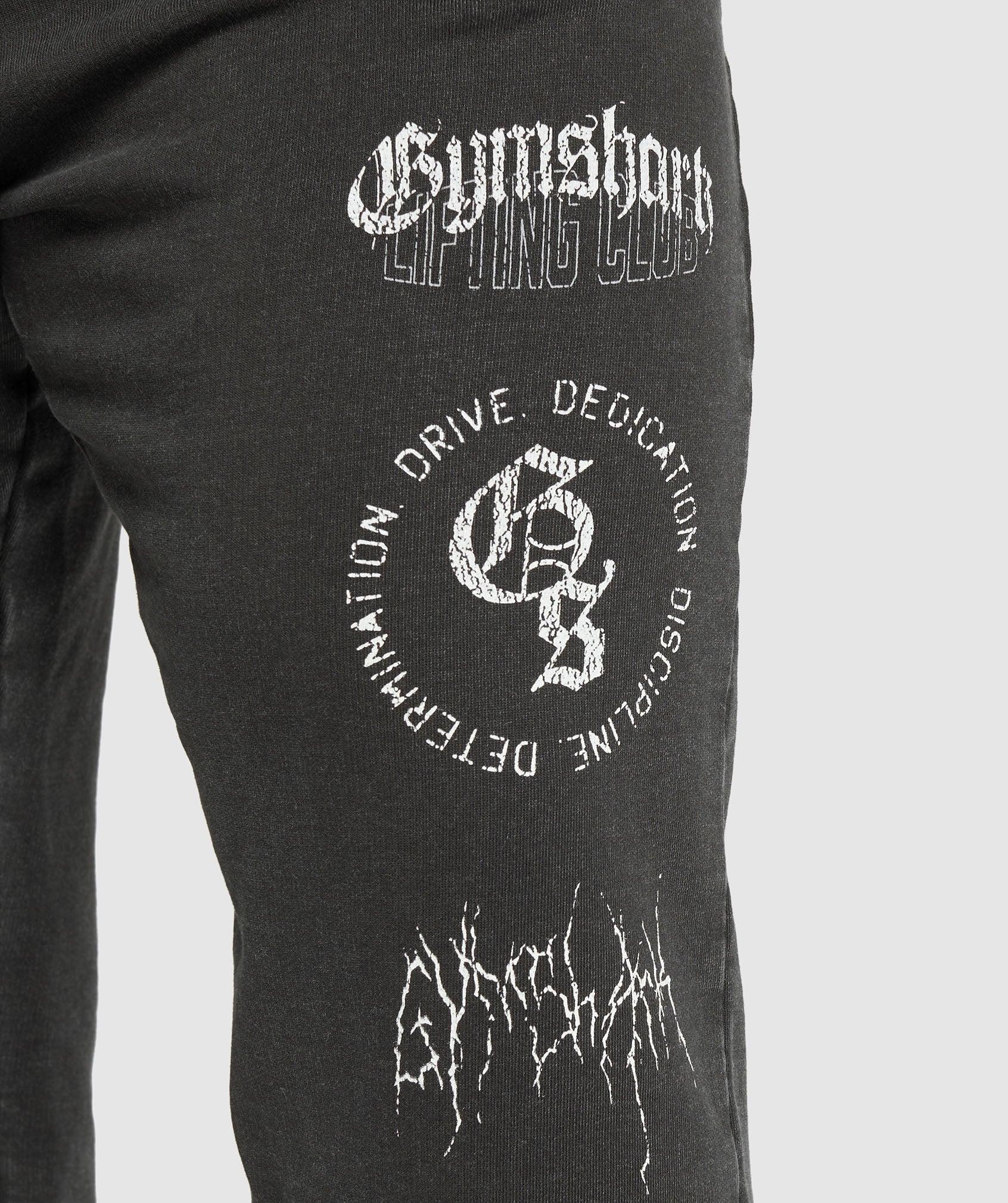 Distressed Graphic Joggers Product Image