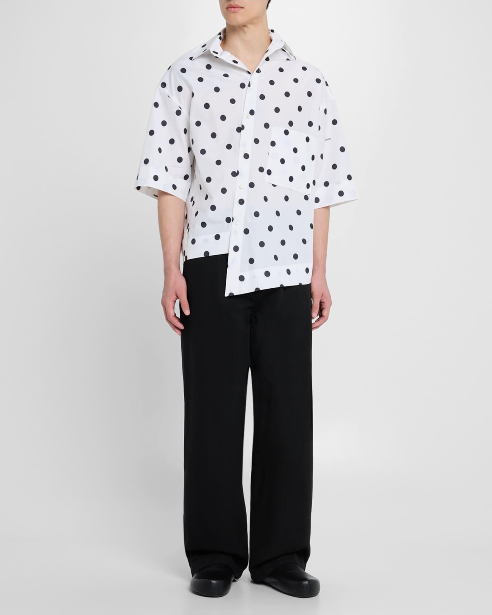 Men's Pablo Dotted Button-Down Shirt Product Image