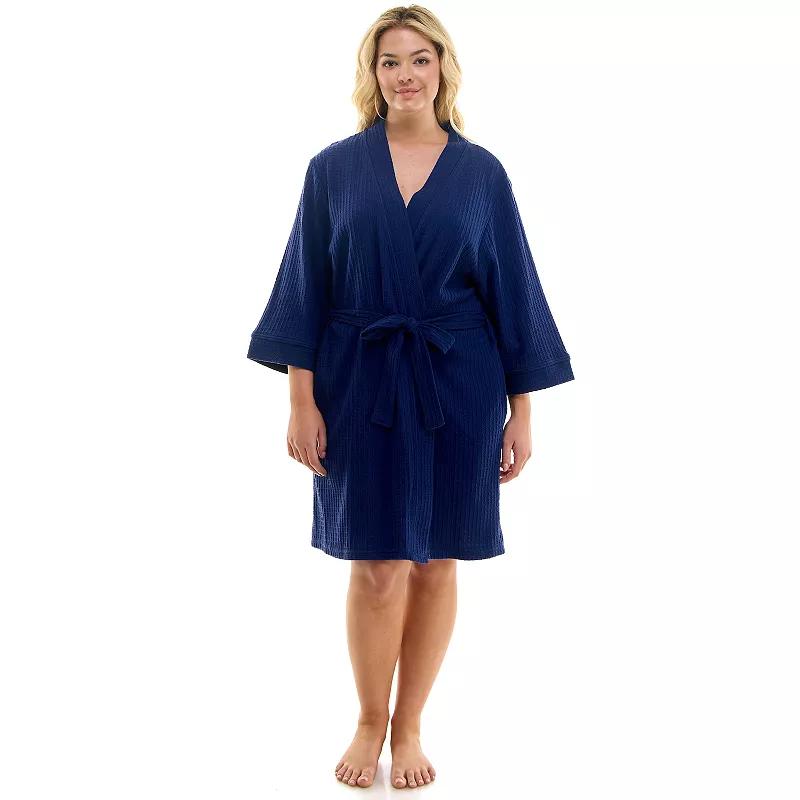 Plus Size Croft & Barrow® Kimono Robe, Women's, Size: 1XL, Austin River Product Image