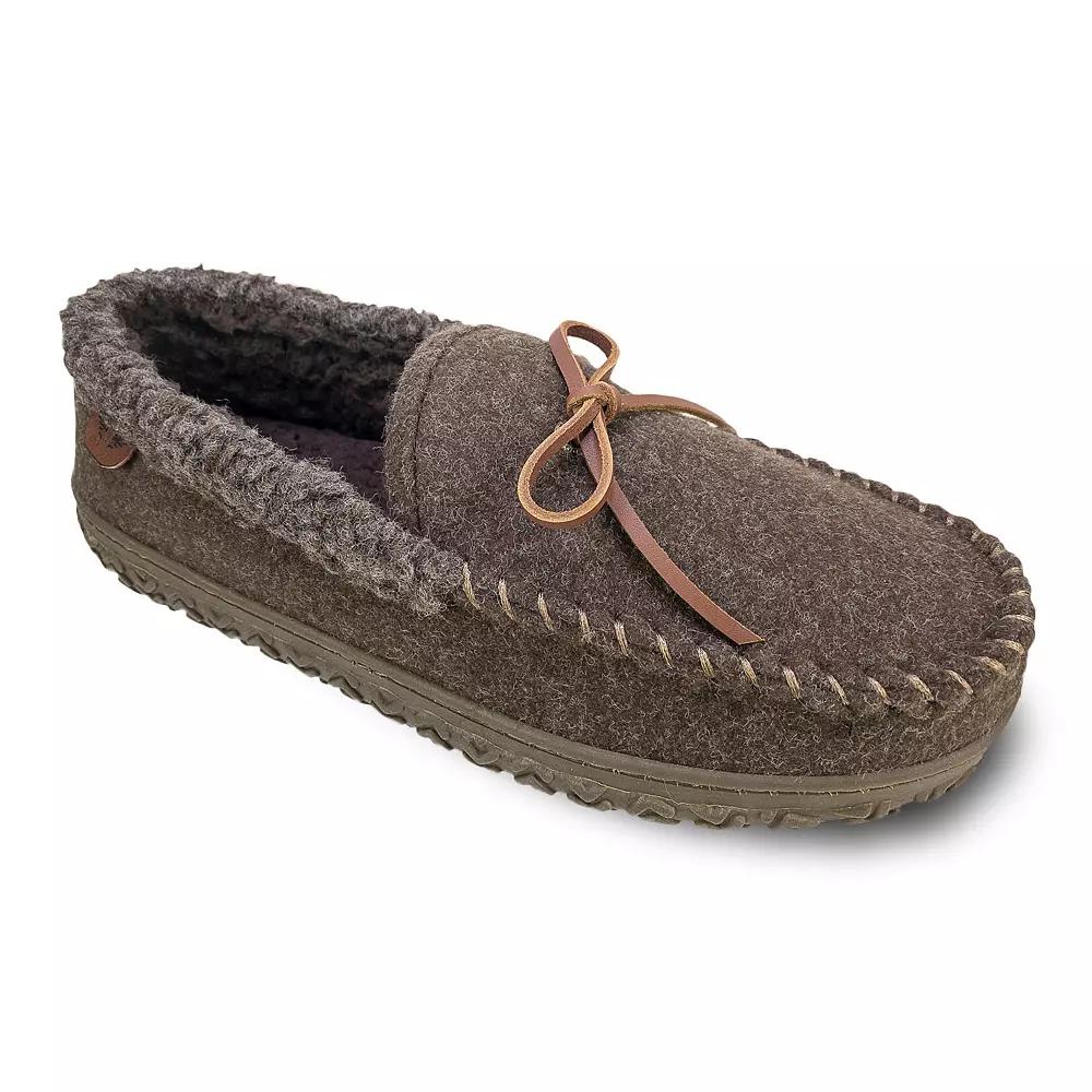 Dockers® Rugged Rolled Collar Boater Men's Moccasin Slippers, Size: 11, Brown Product Image