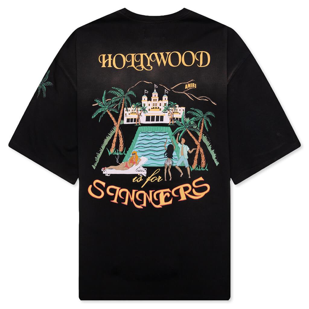 Sinners Oversized Tee - Black Male Product Image