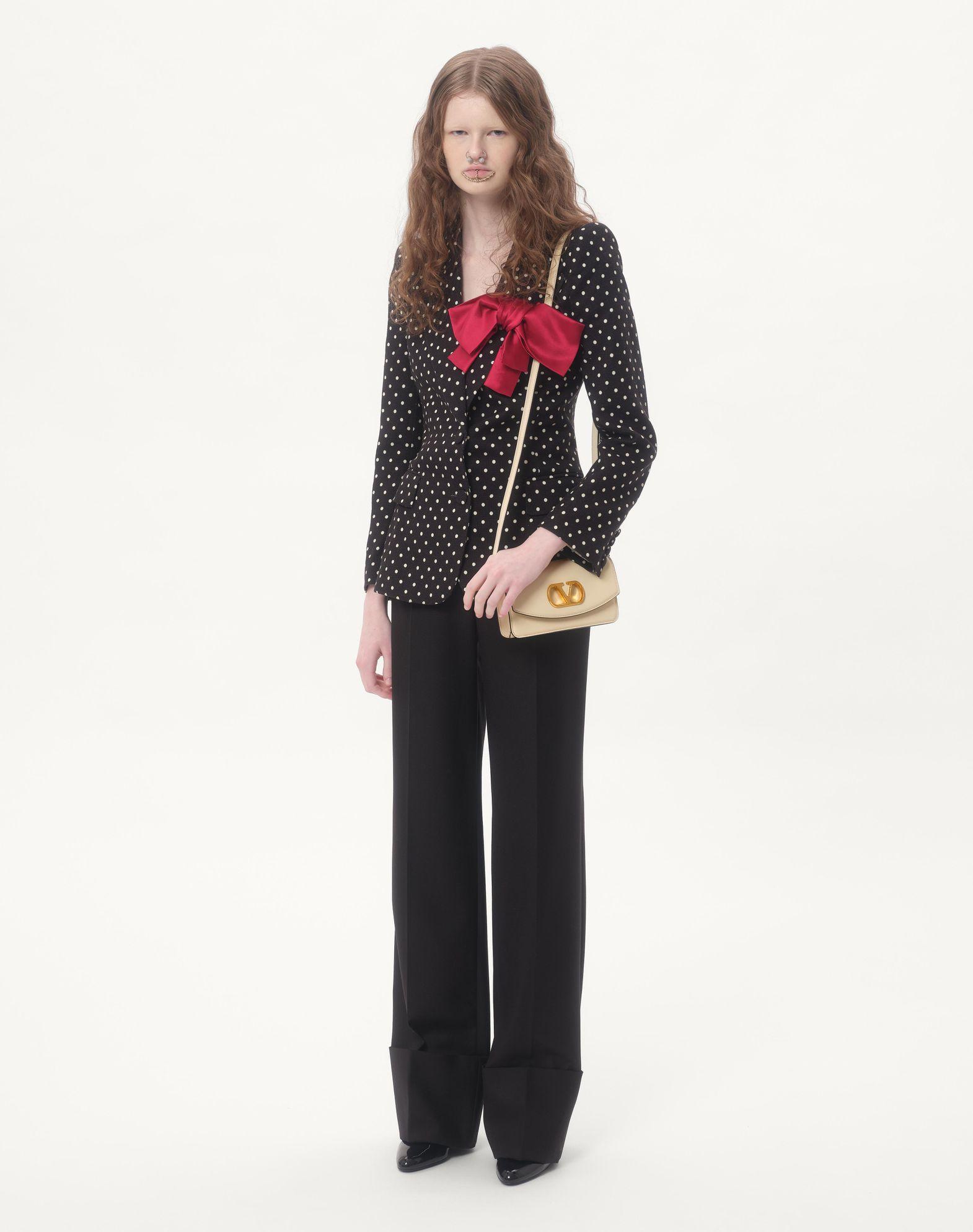 Valentino Garavani Vain Clutch Bag In Shiny Calfskin Product Image