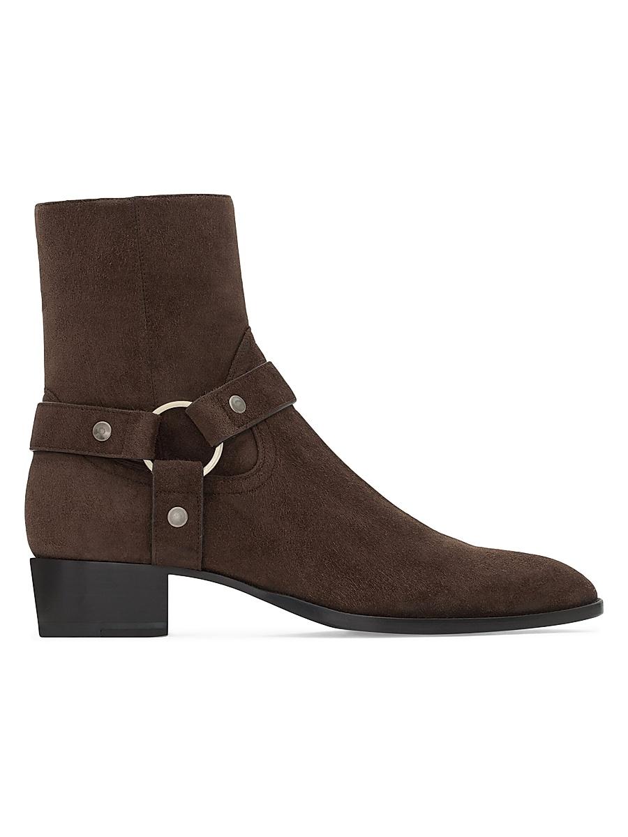 Mens Wyatt Harness Boots in Suede Product Image
