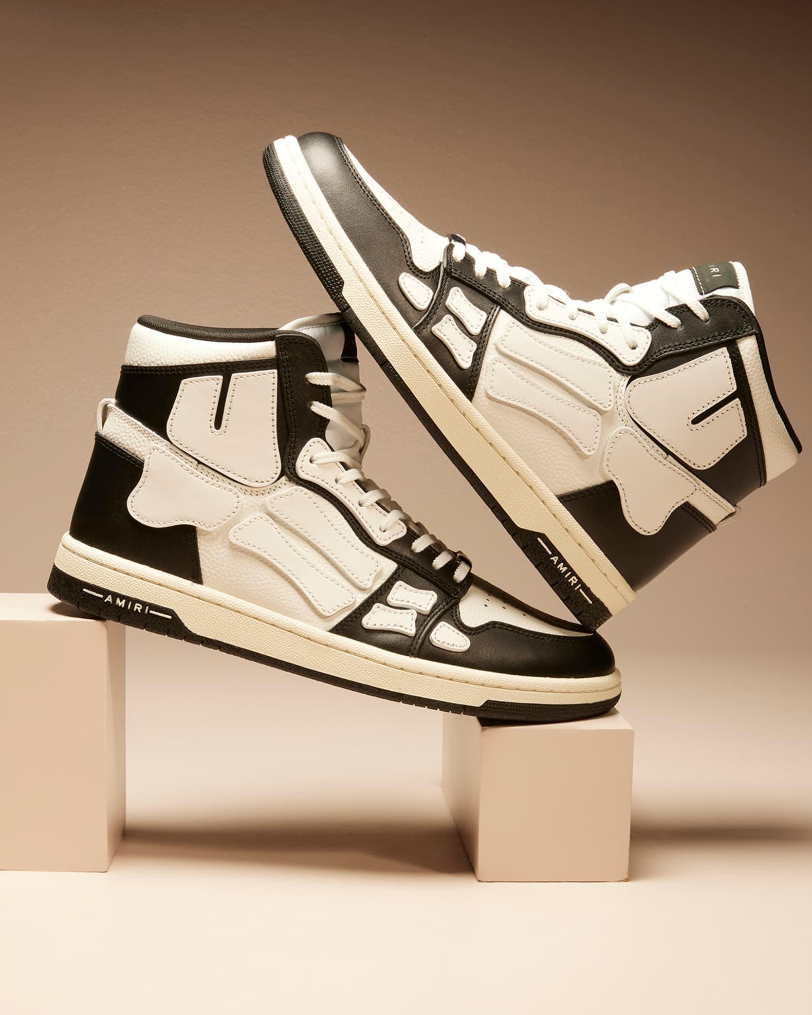 Mens Skel-Top Hi Leather Sneakers Product Image