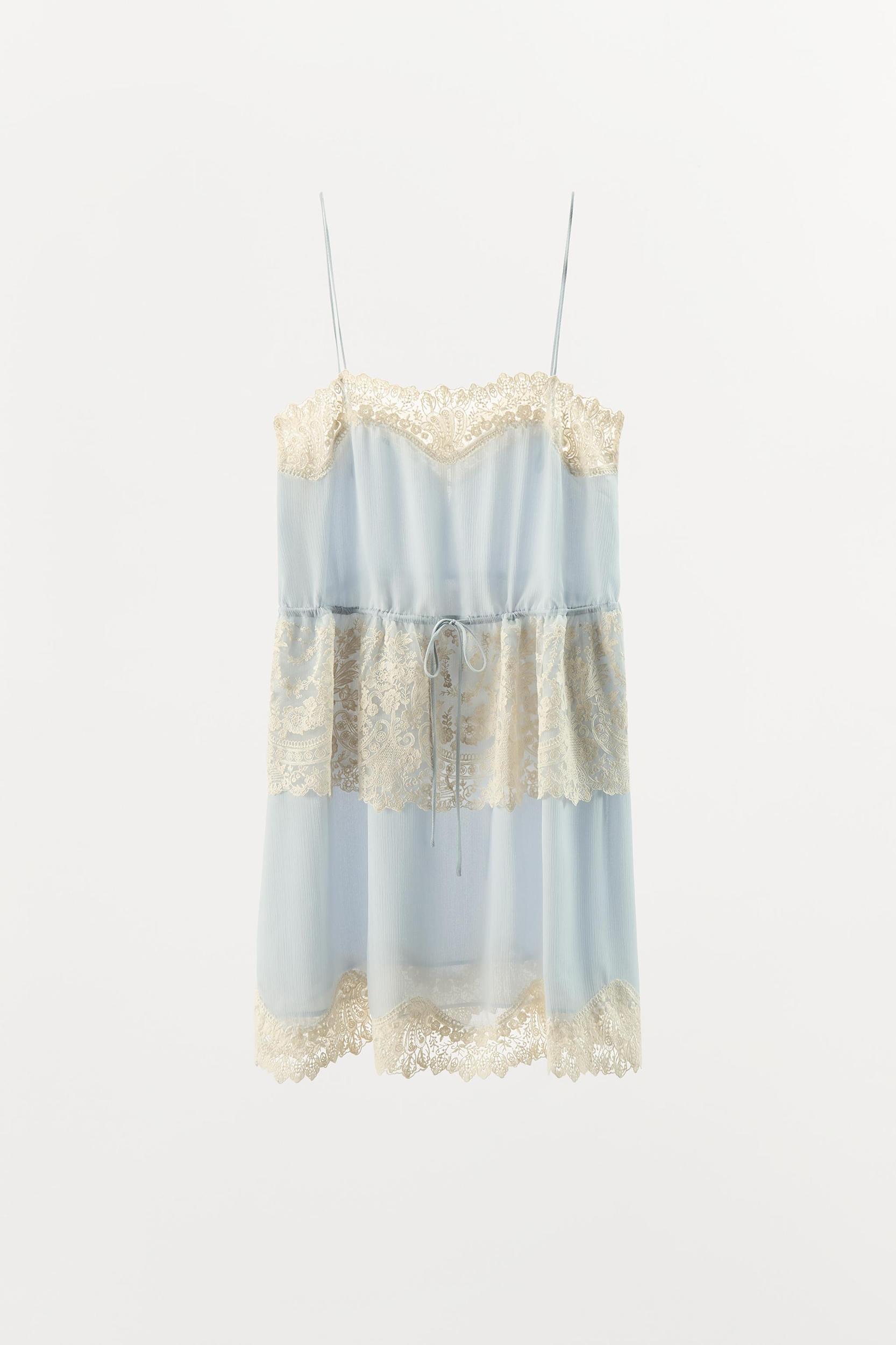 LACE STRAP DRESS Product Image
