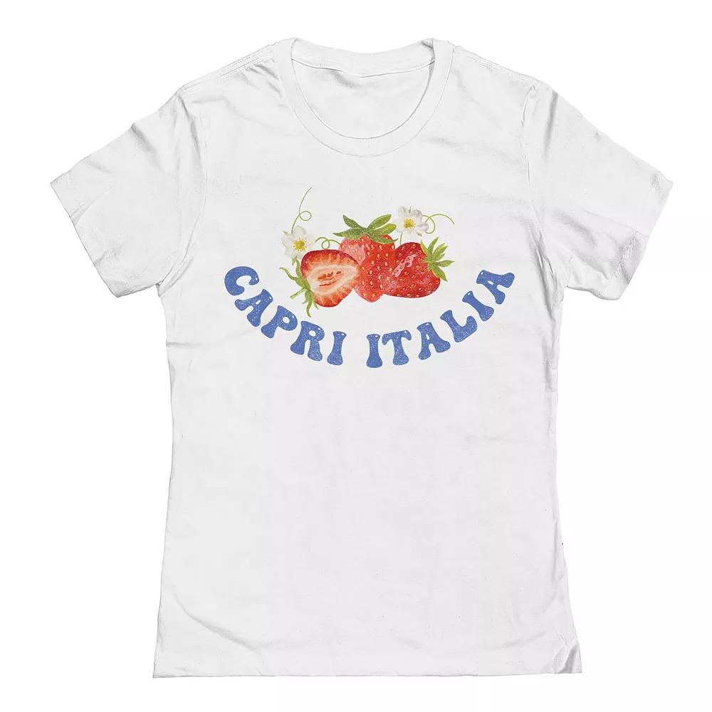 Junior's Grayson Threads The Label Capri Italia Graphic Tee, Women's,  Product Image