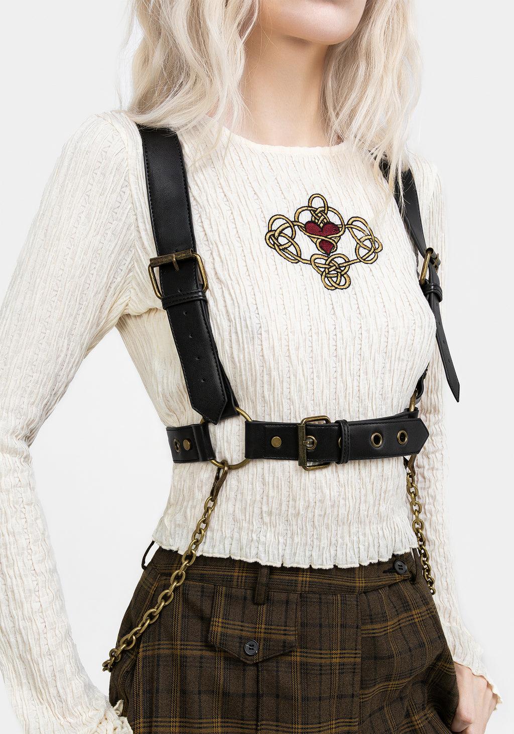 Vignette Brass Chain Harness Product Image