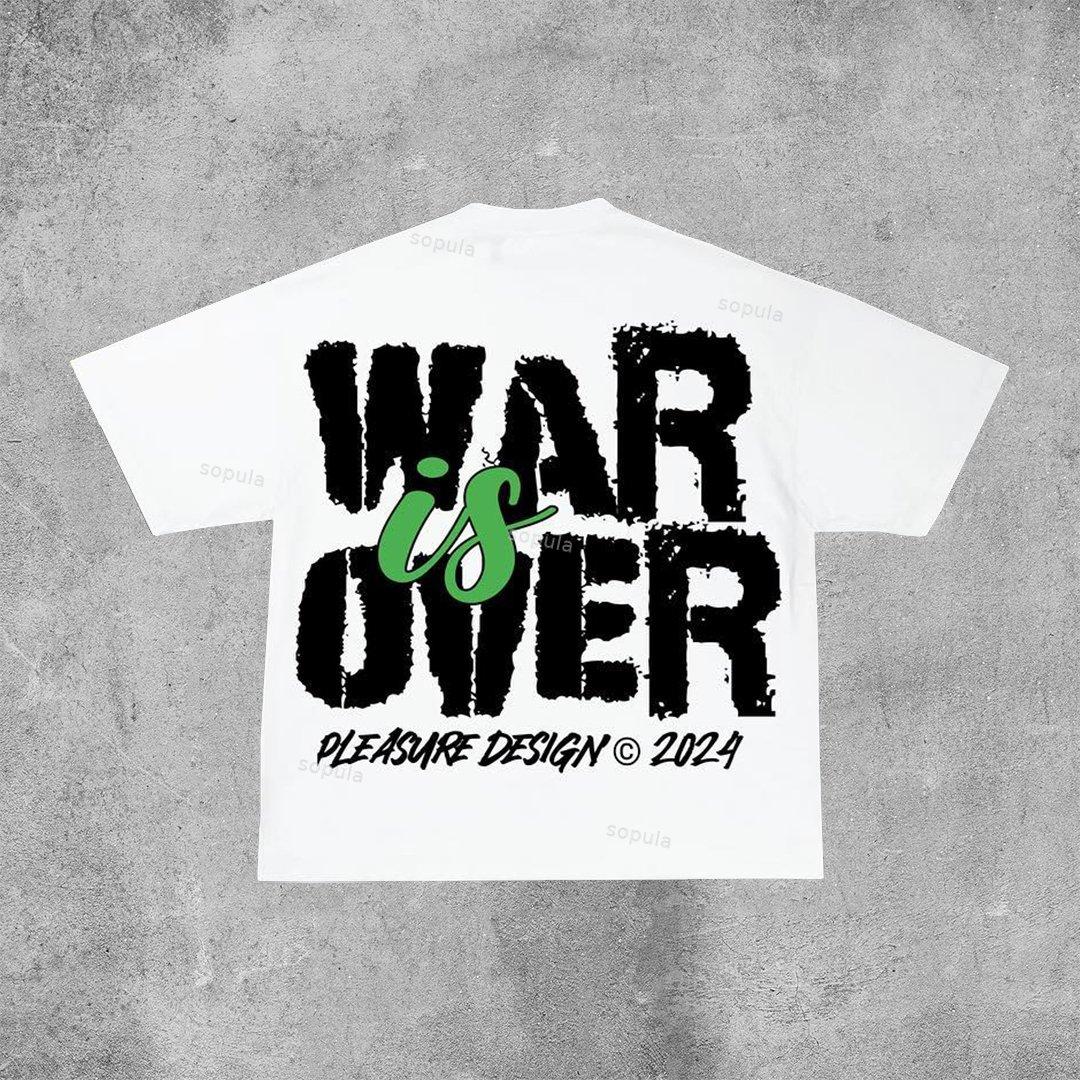 Sopula Vintage War Is Over Graphic Cotton Short Sleeve T-Shirt Product Image
