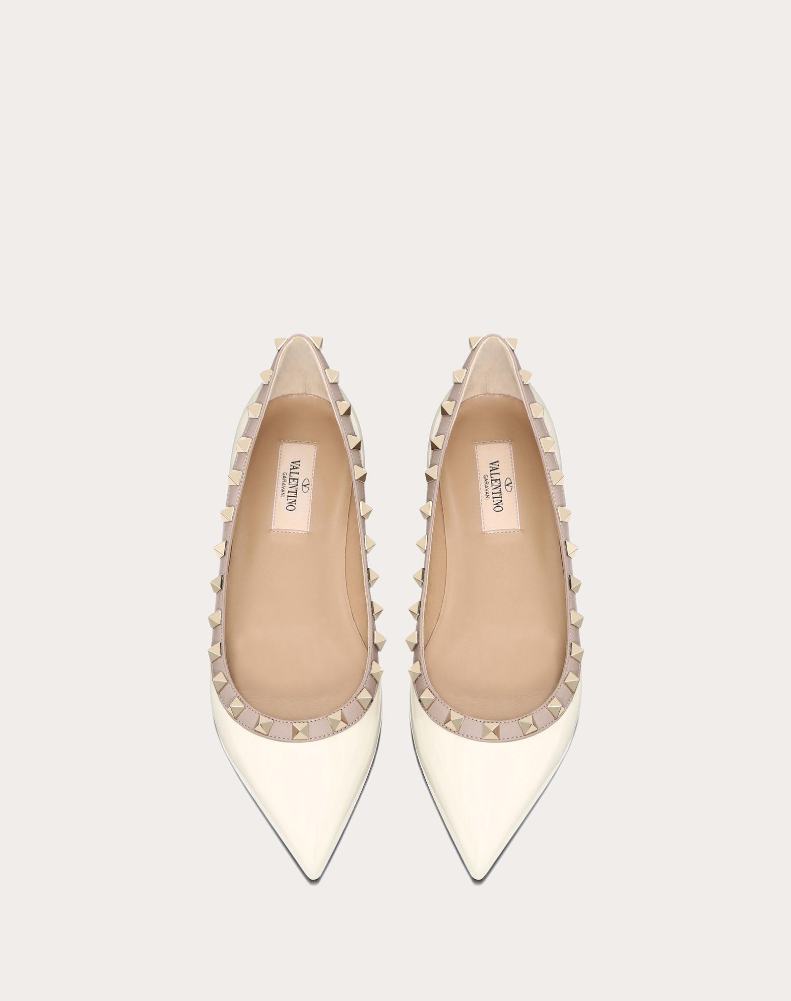 Patent Rockstud Ballet Flat Product Image