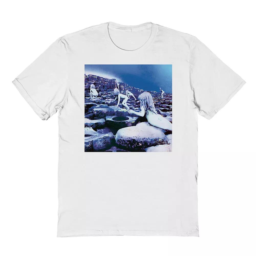 Men's Led Zeppelin Holy Graphic Tee, Size: Small, White Product Image