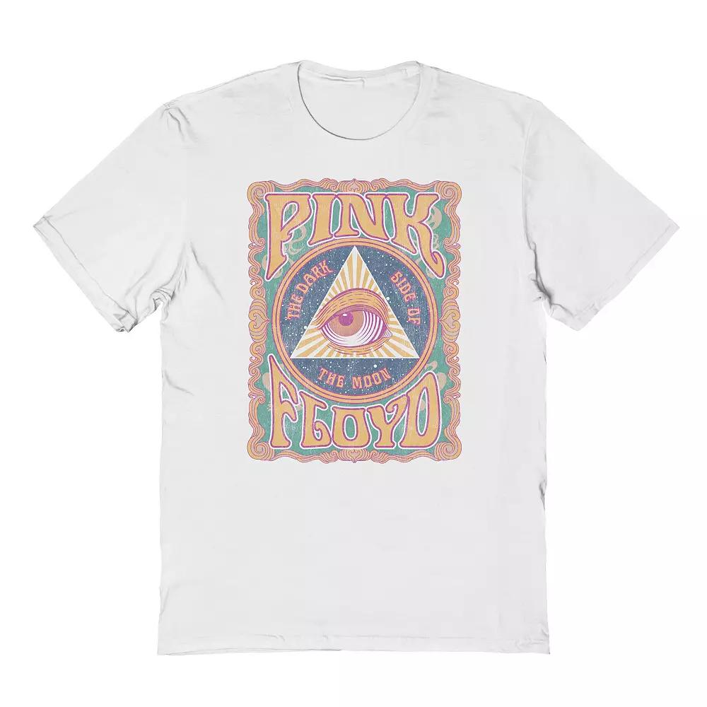 Men's Pink Floyd All Seeing Eye Graphic Tee, Size: XL, White Product Image