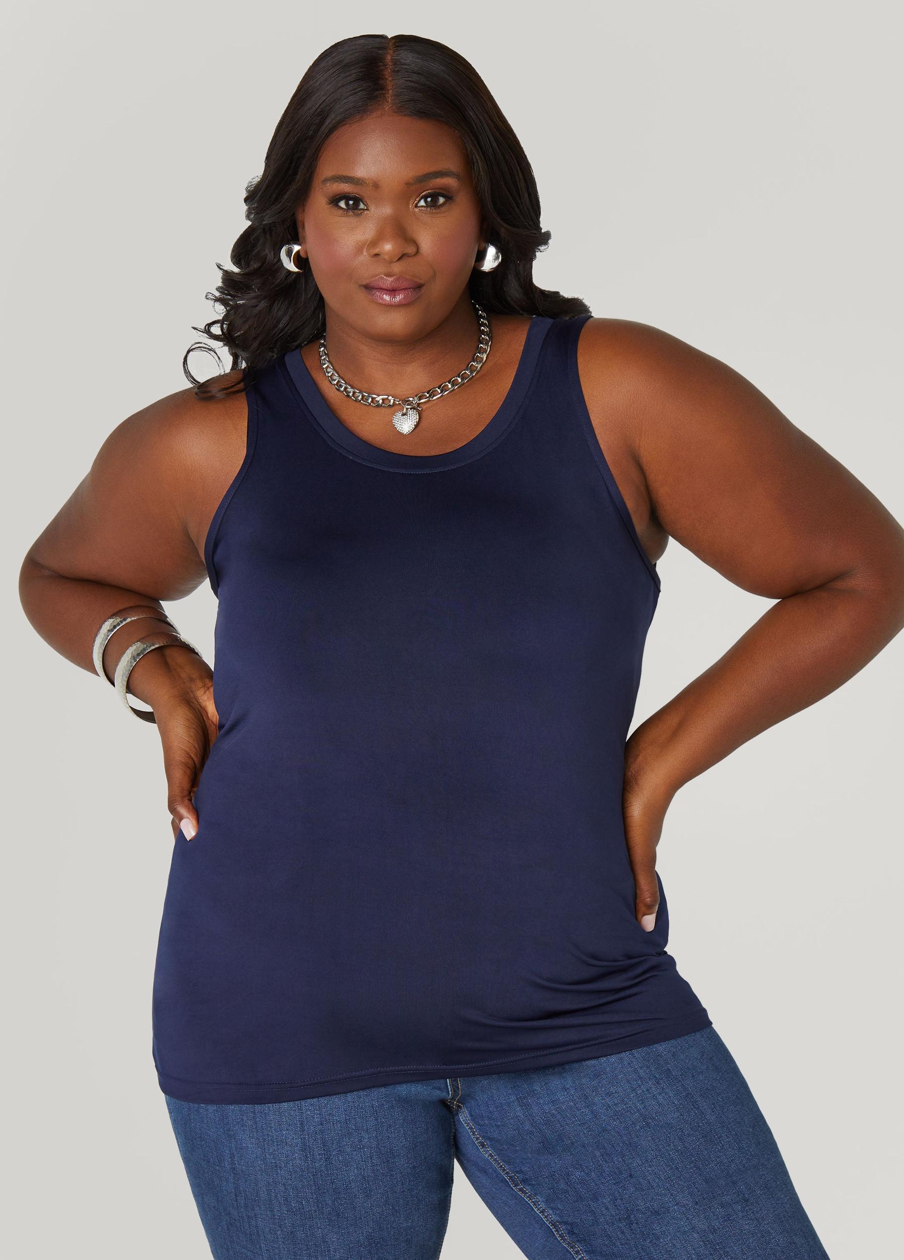 Plus Size The Basic Tank Top Ashley Stewart Product Image