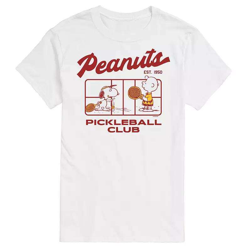 Men's Peanuts Pickleball Club Graphic Tee,  Product Image