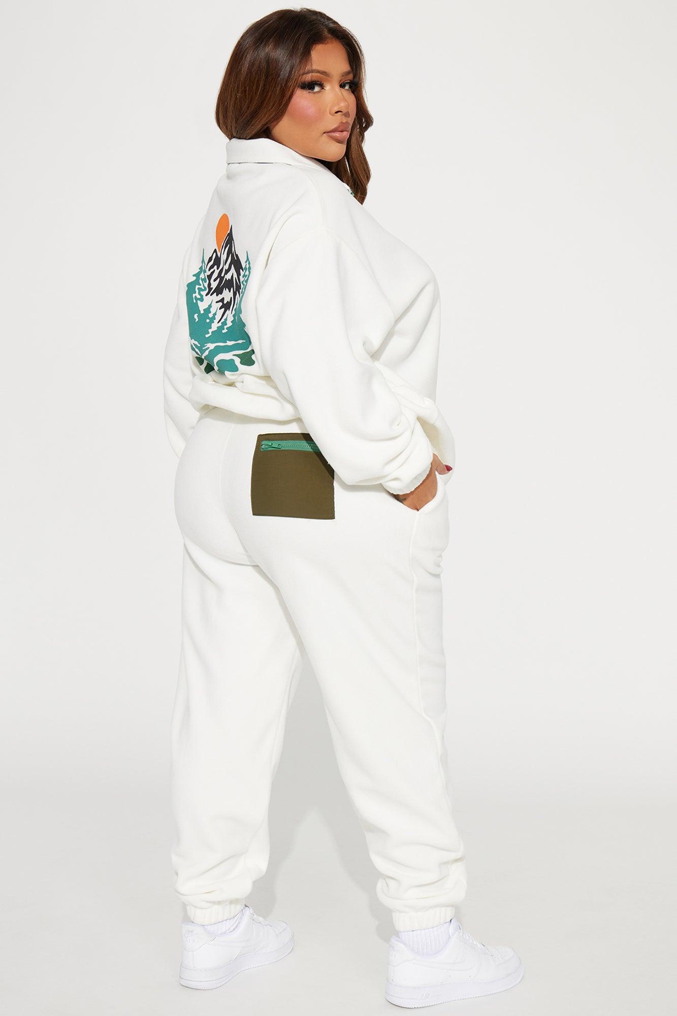 Cozy Adventures Jogger Set - Cream Product Image