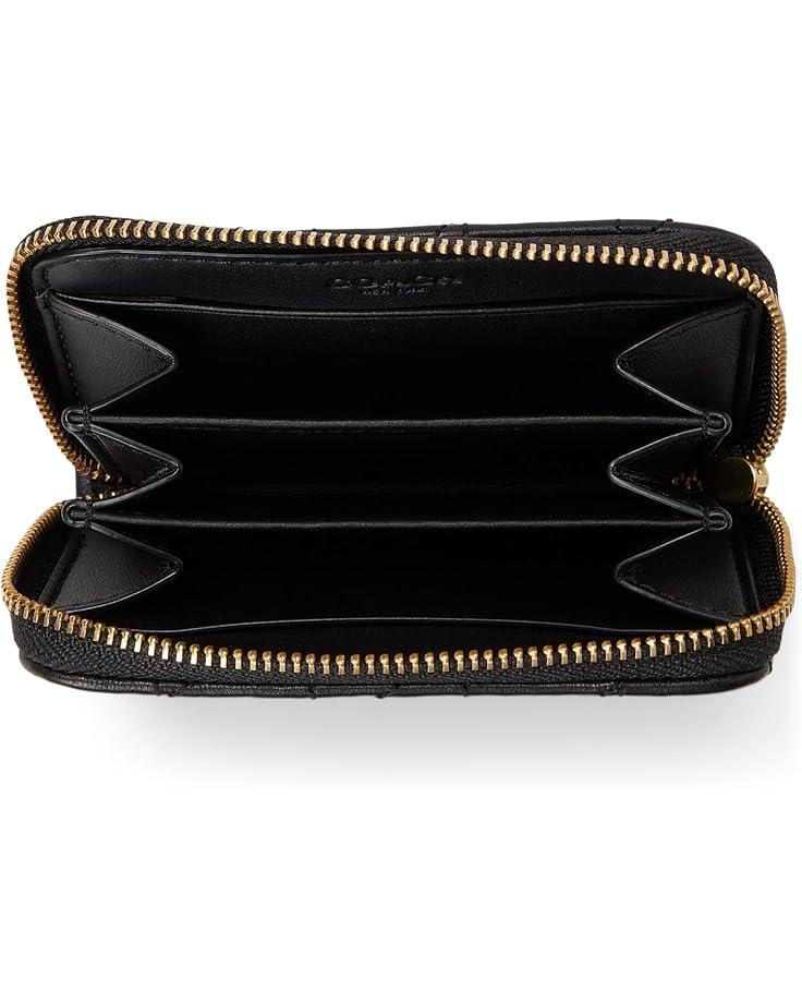 Small Zip Around Card Case with Pillow Quilting Product Image