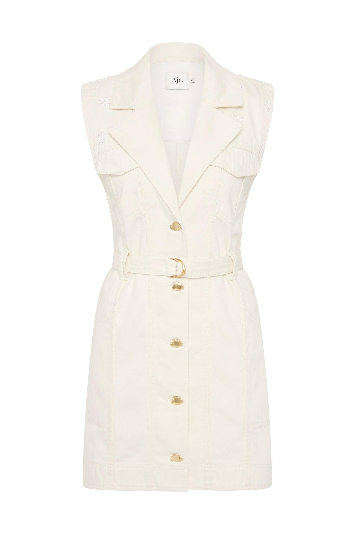 Ren Denim Mini Dress Product Image