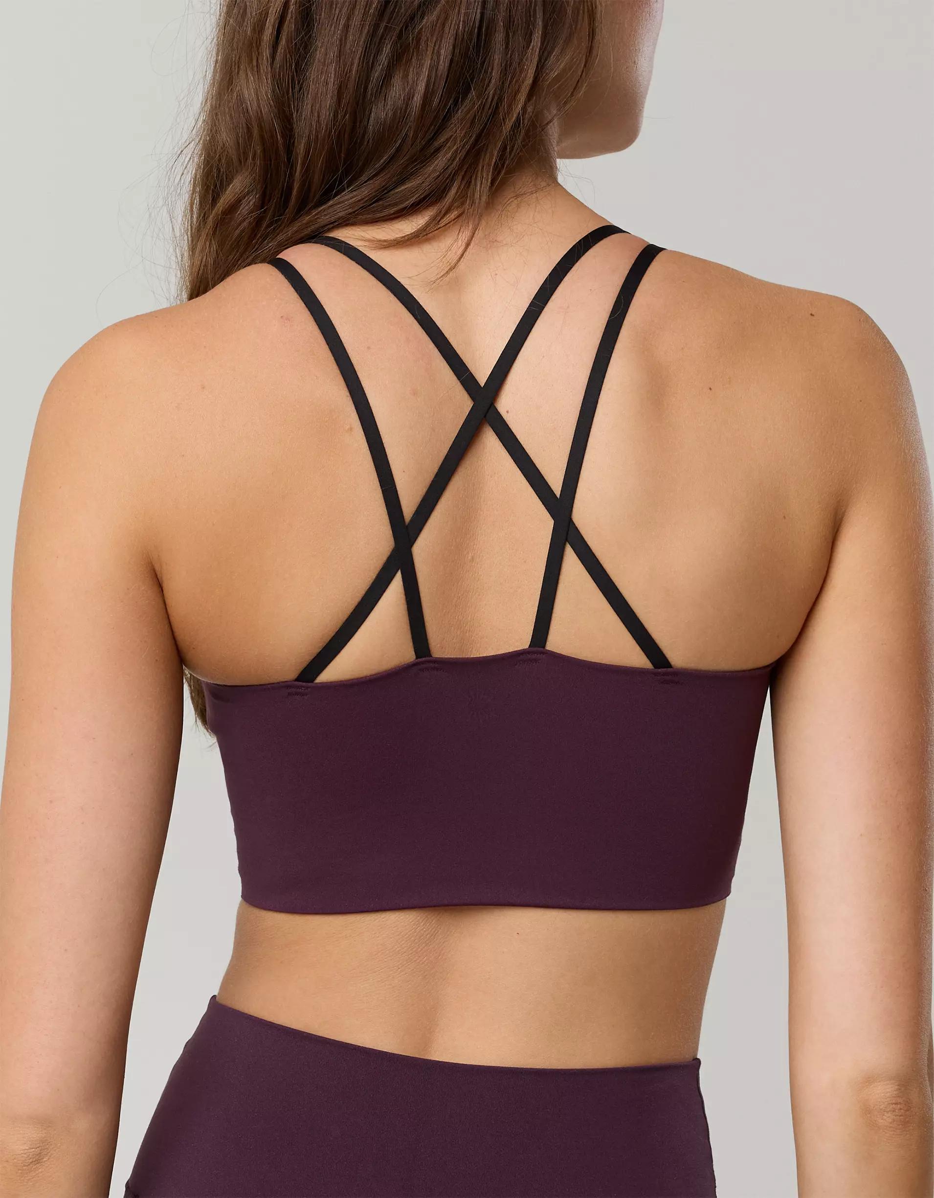 OFFLINE By Aerie Real Me Hold Up! Strappy Sports Bra Product Image