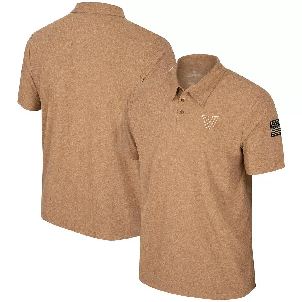 Men's Colosseum Khaki Minnesota Golden Gophers OHT Military Appreciation Cloud Jersey Desert Polo,  Product Image