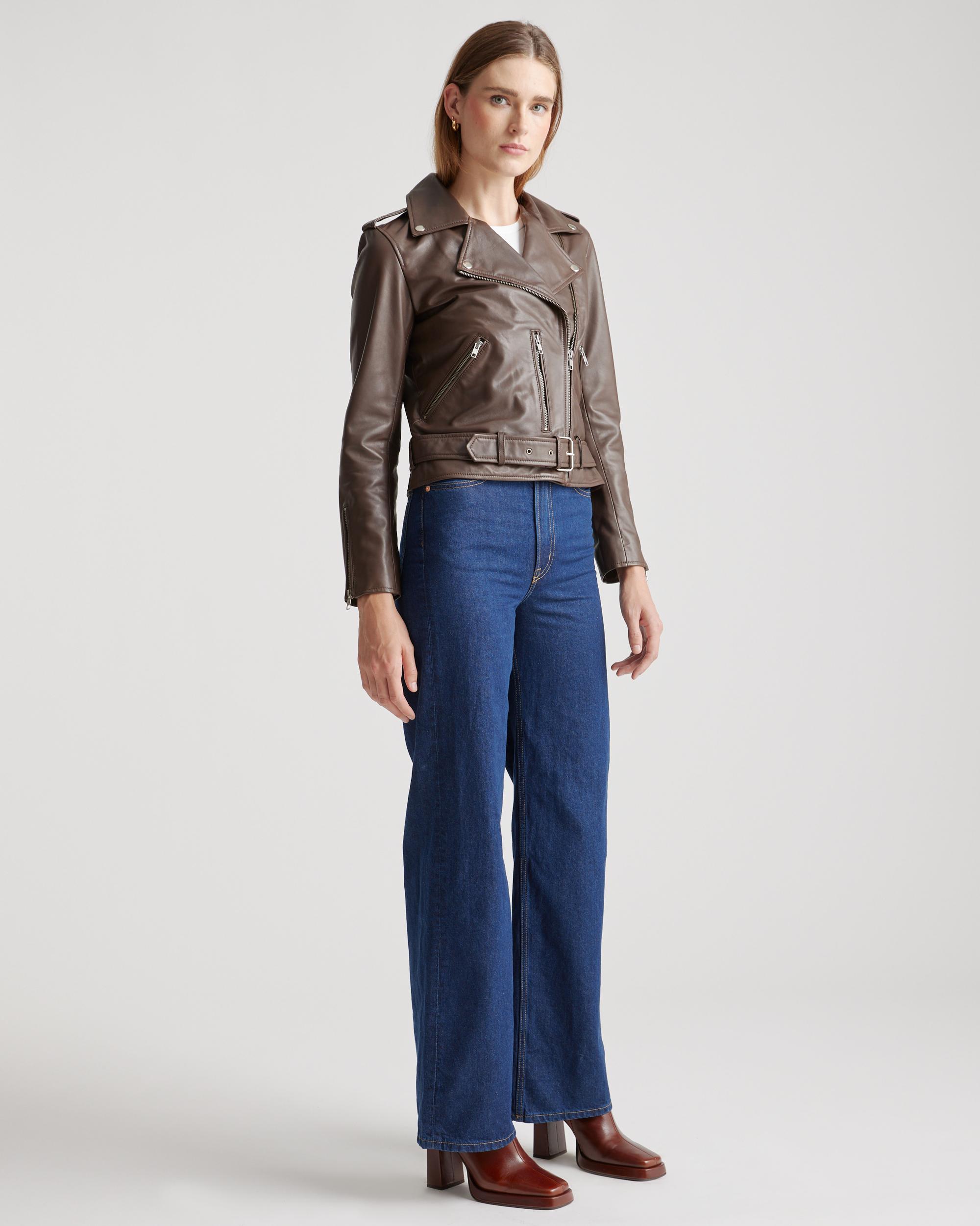 Quince | Women's Motorcycle Jacket Leather Product Image