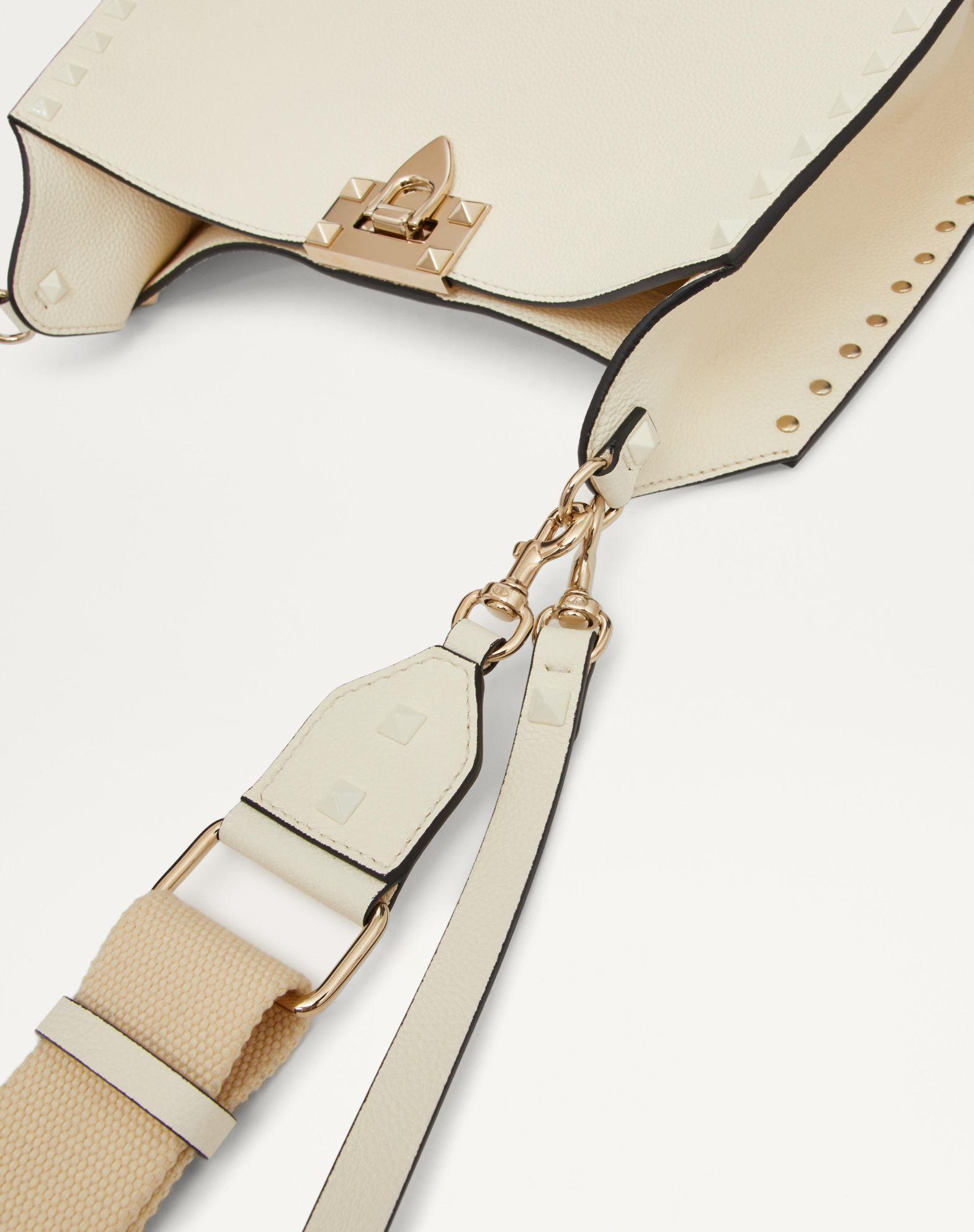 Rockstud Grainy Calfskin Hobo Bag Product Image