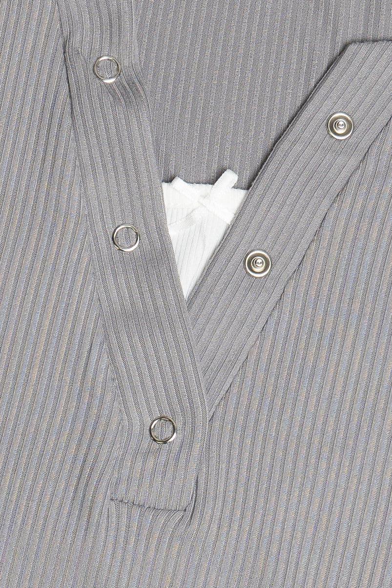 Layered Look Long Sleeve Top Product Image