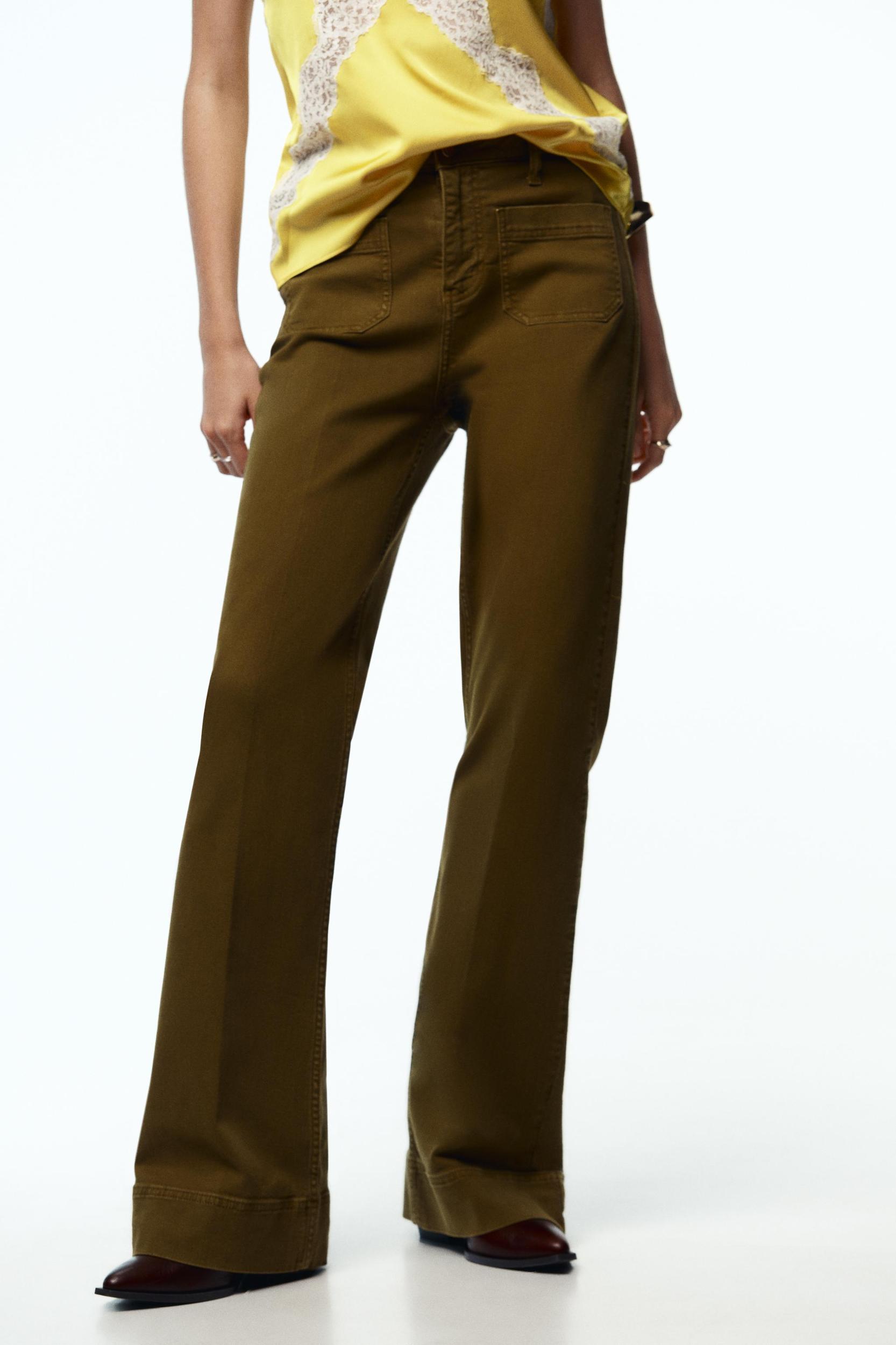 Z1975 HIGH-WAISTED PATCH POCKET JEANS Product Image