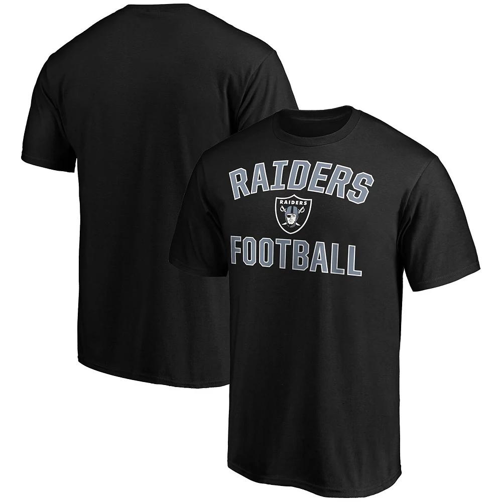 Men's Fanatics Branded Black Las Vegas Raiders Victory Arch T-Shirt, Size: Large, Lvr Black Product Image