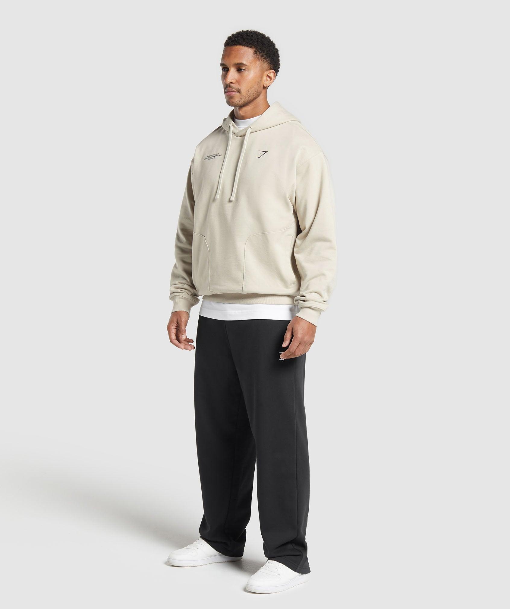 Gymshark Conditioning Club Hoodie - Pebble Grey Male Product Image