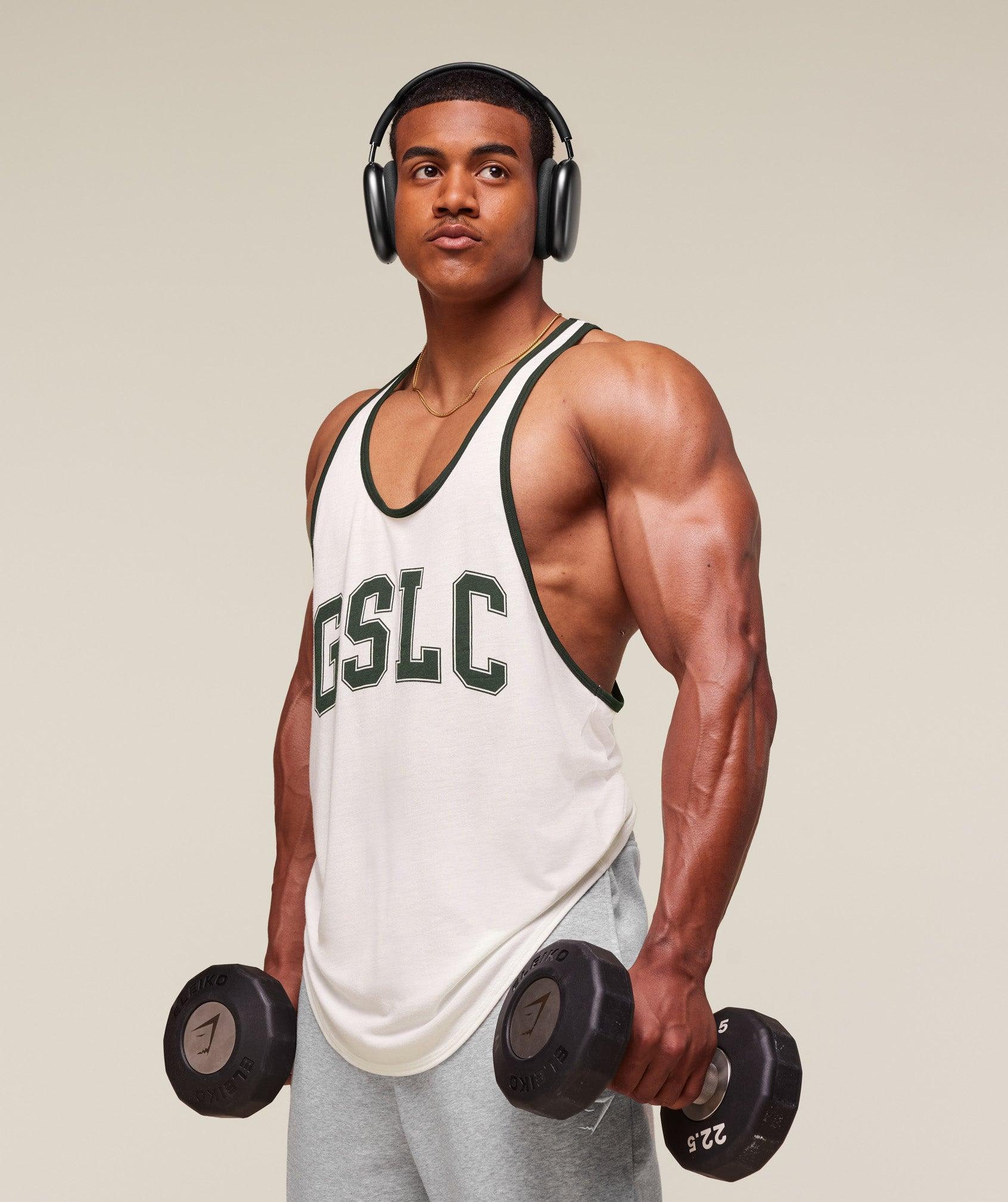 Gymshark GSLC Ringer Stringer - Soft White Male Product Image