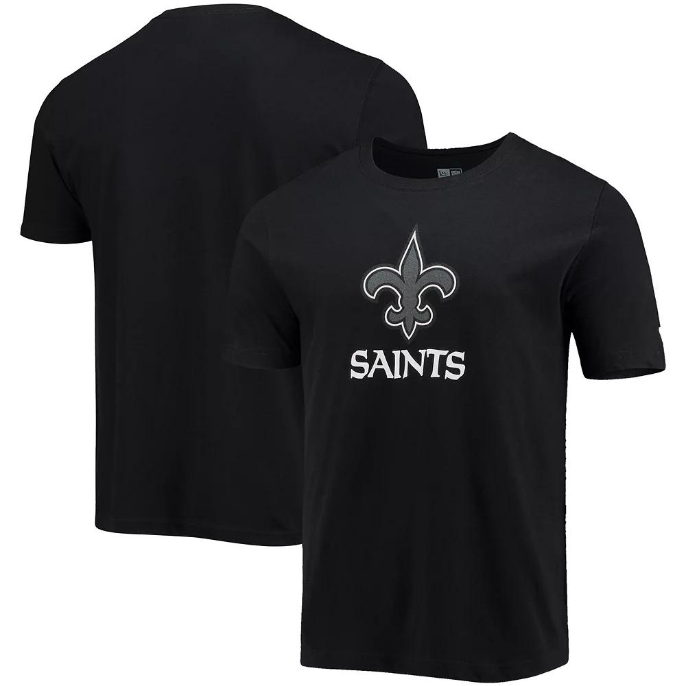 Men's New Era Black New Orleans Saints Team Logo T-Shirt, Size: Medium Product Image