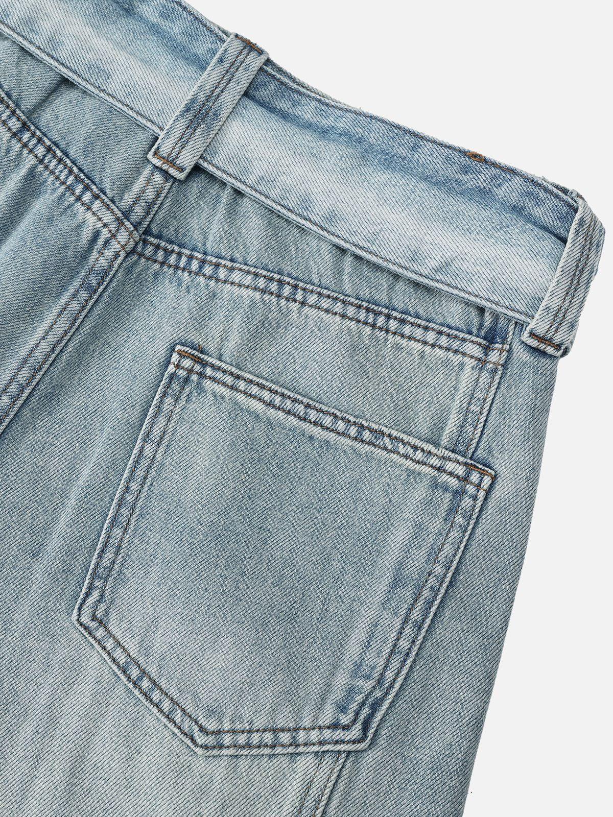 Aelfric Eden Belt Washed Longline Jorts Product Image