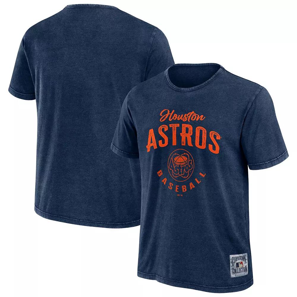 Men's Darius Rucker Collection by Fanatics Black Tampa Bay Rays Cooperstown Collection Washed T-Shirt, Size: Medium Product Image