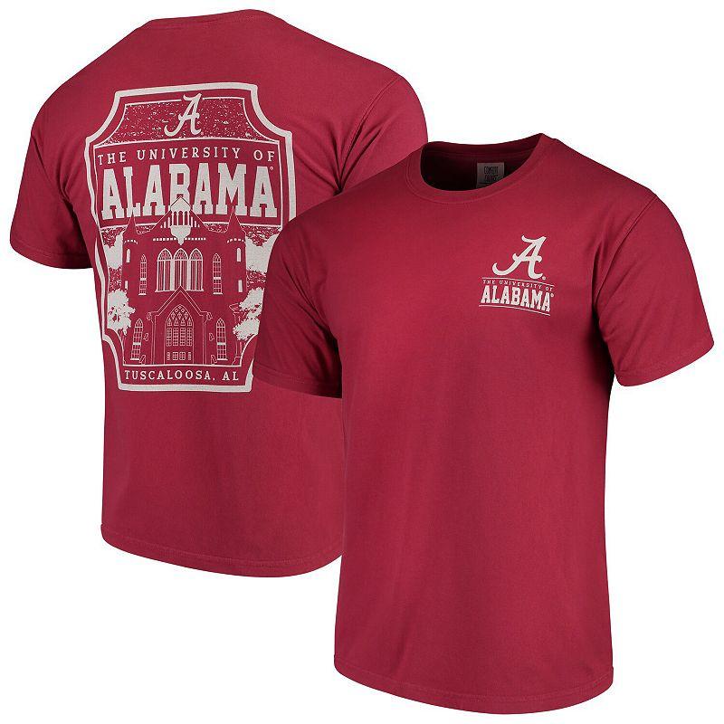 Men's Crimson Alabama Crimson Tide Comfort Colors Campus Icon T-Shirt, Size: XL, Red Product Image