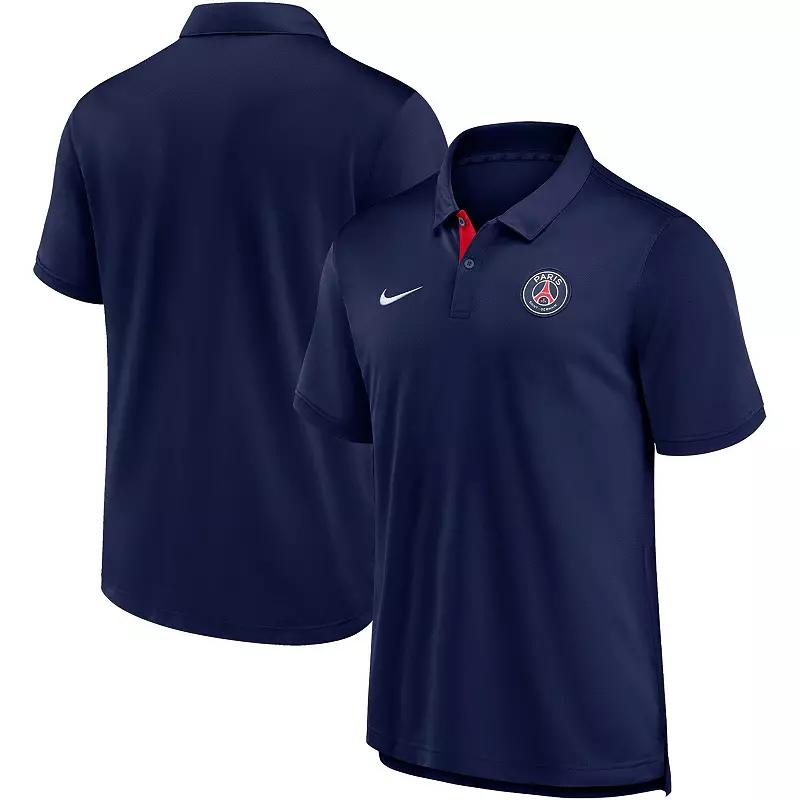 Men's Nike Navy Paris Saint-Germain Pique Polo, Size: Small, Psg Blue Product Image