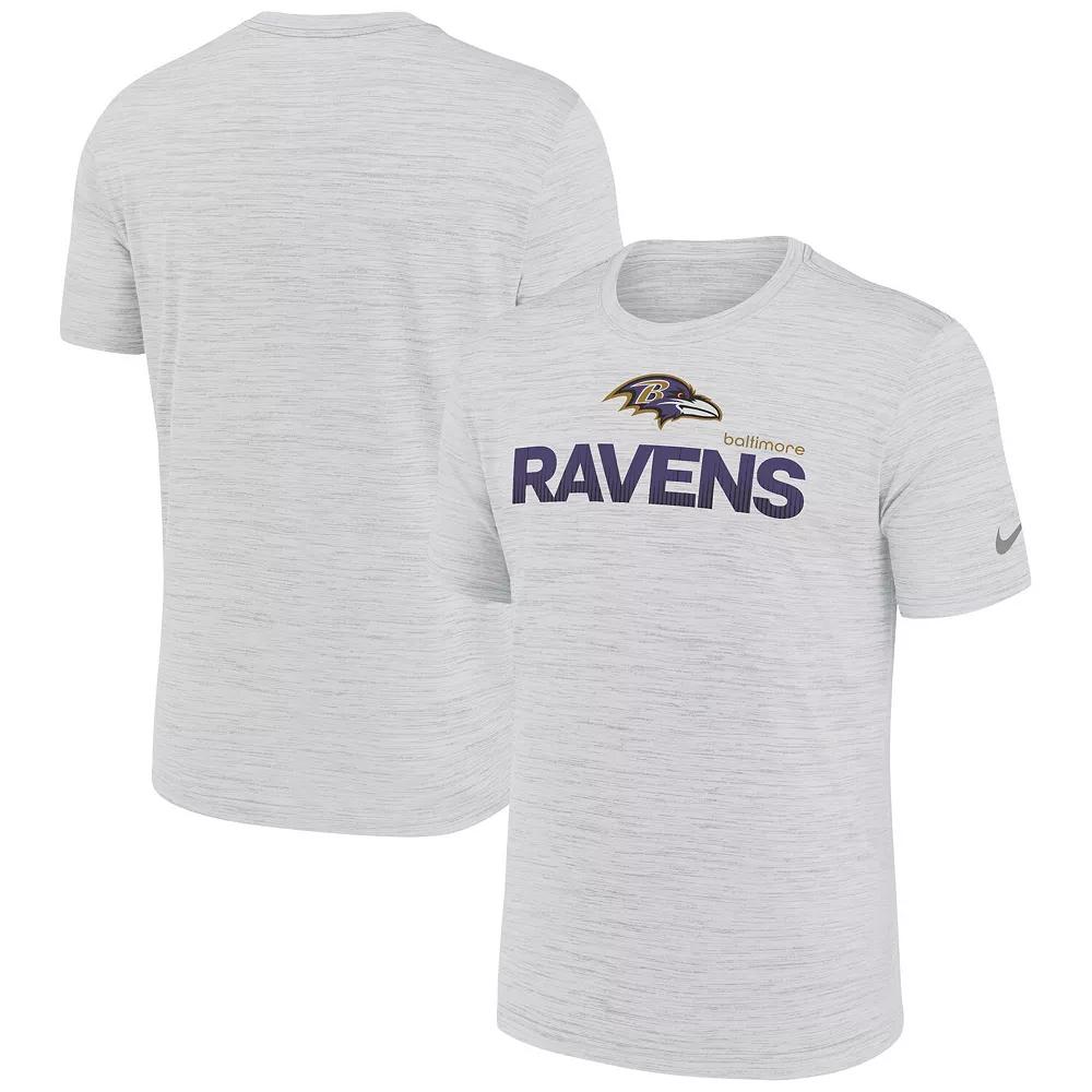 Men's Nike White Baltimore Ravens Blitz Velocity Modern Performance T-Shirt, Size: XL Product Image