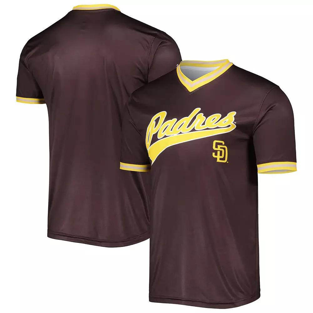 Men's Stitches Brown San Diego Padres Cooperstown Collection Team Jersey,  Product Image